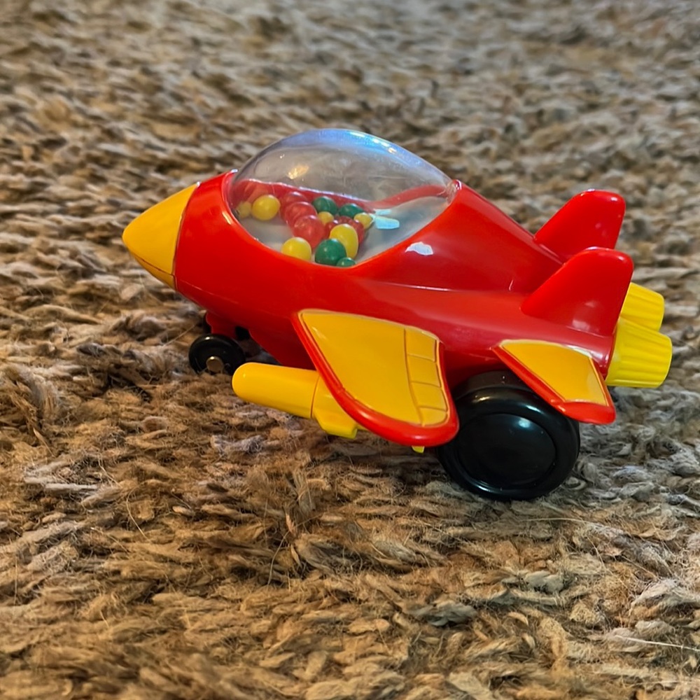 Toyotoys jet fighter,bubble popper, like new